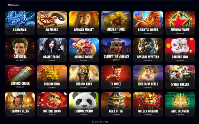 Zizobet casino games lobby